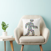 運動中の男性 クッション (椅子)