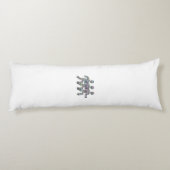 運動中の男性 ボディピロー (裏面)