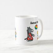 運動場の友人を持つ幼稚園のMaisy コーヒーマグカップ (正面右)