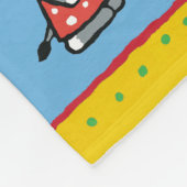 運動場の友人を持つ幼稚園のMaisy フリースブランケット (角)