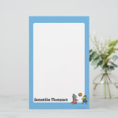 運動場の友人を持つ幼稚園のMaisy 便箋 (スタンド正面)