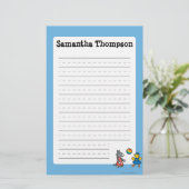 運動場の友人を持つ幼稚園のMaisy 便箋 (スタンド正面)