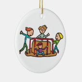 運動場の回り道 セラミックオーナメント (右)