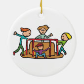 運動場の回り道 セラミックオーナメント (裏面)