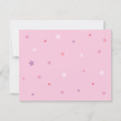 運動場の振動女の子のバースデーパーティ招待状 招待状 (裏面)