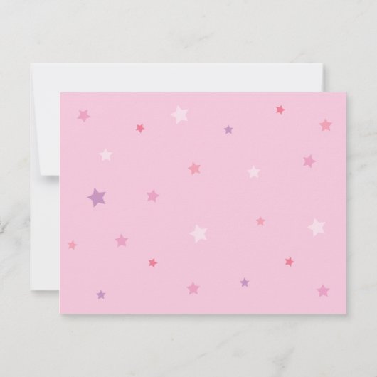 運動場の振動女の子のバースデーパーティ招待状 招待状 (裏面)