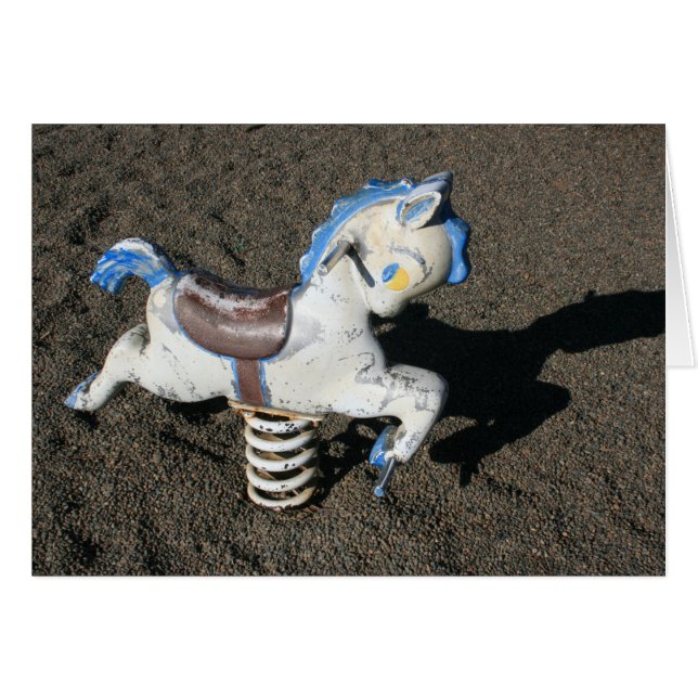 運動場の馬 (正面横)