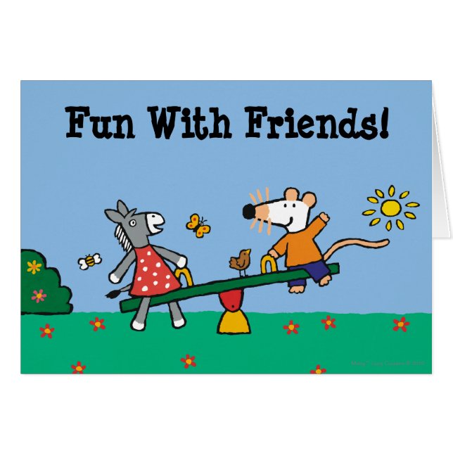 運動場のMaisyそして正気でないシーソー (正面横)