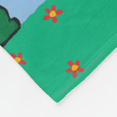 運動場のMaisyそして正気でないシーソー フリースブランケット (角)