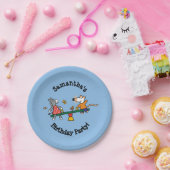 運動場のMaisyそして正気でないシーソー ペーパープレート (パーティー)