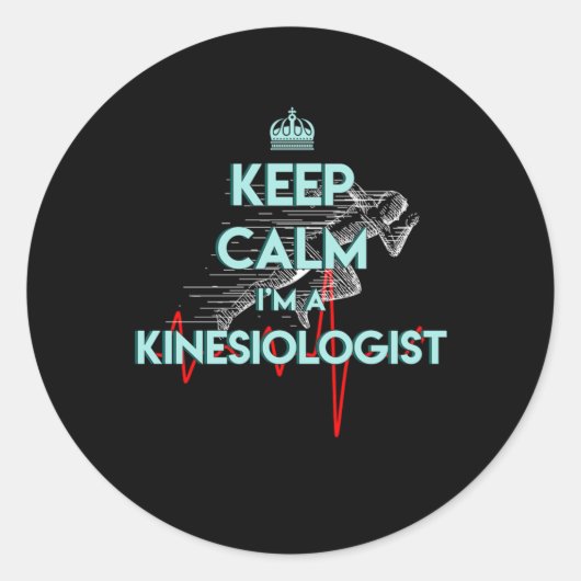 運動学セラピスト運動学者スポーツ科学 ラウンドシール (正面)