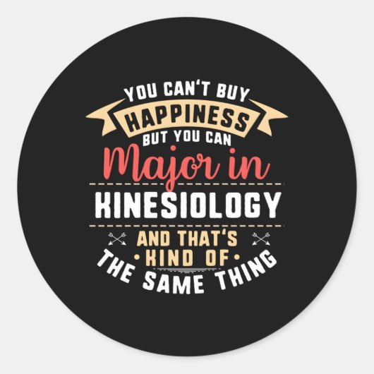 運動学専攻の修士課程 ラウンドシール (正面)