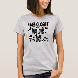 運動学者が鳥を愛する Tシャツ
