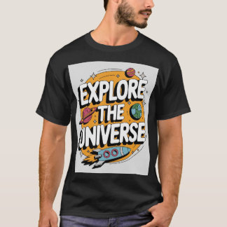運動宇宙をテーマにしたTシャツデザイン Tシャツ