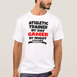 運動指導者ゲーマー Tシャツ