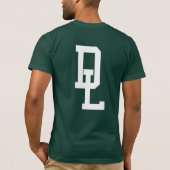 運動格子縞。 生命を守って下さい Tシャツ (裏面)