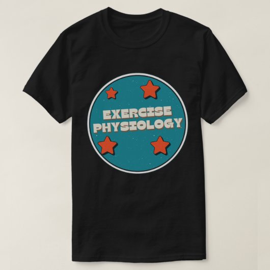 運動生理学 Tシャツ (デザイン正面)