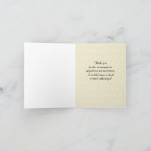 運動競技のスポーツコーチのランナーは感謝していしています サンキューカード (内部)