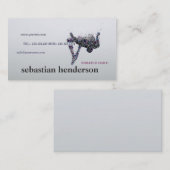 運動競技のトレーナーのコーチのアスリートのスポーツのフィットネス 名刺 (正面/裏面)