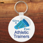 運動選手のために大声で叫ぶ キーホルダー (正面)