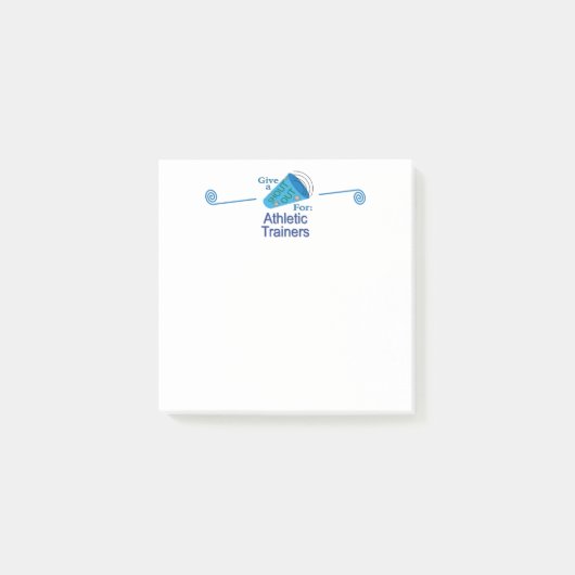 運動選手のために大声で叫ぶ ポストイット (正面)