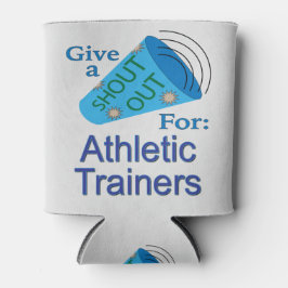 運動選手のために大声で叫ぶ 缶クーラー