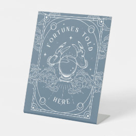 運勢がここで青く語った 台座サイン