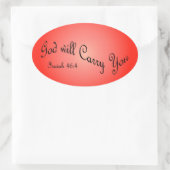 運君 楕円形シール (バッグ)