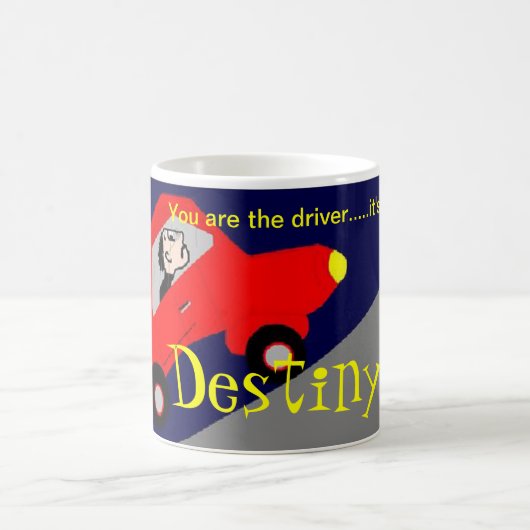 運命か。 コーヒーマグカップ (中央)