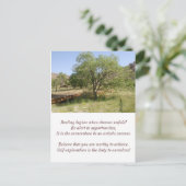 運命が始まる…グリーティングカード ポストカード (スタンド正面)