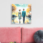 運命が我々を結んだ キャンバスプリント (インサイチュ (リビング))