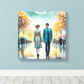 運命が我々を結んだ キャンバスプリント (インサイチュ (ウッドフロア))