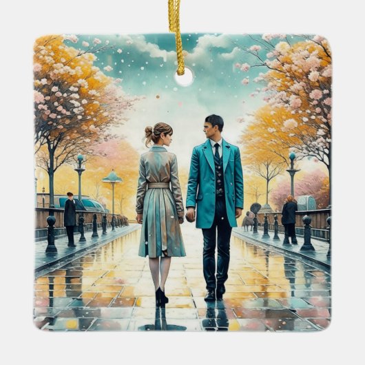 運命が我々を結んだ セラミックオーナメント (正面)