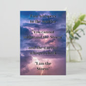 運命が戦士グリーティングカードに囁く 招待状 (スタンド正面)