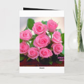 運命だ！グリーティングカード カード (裏面)