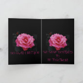 運命だ！グリーティングカード カード (内部)