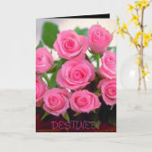 運命だ！グリーティングカード カード (黄色い花)