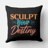 運命のスカルプト クッション (裏面)