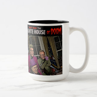 運命のブッシュのcheneyの白い家からの物語 ツートーンマグカップ