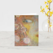 運命のメッセージカード カード (黄色い花)