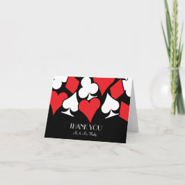 運命のラスベガスの結婚式はメッセージカード感謝していしています サンキューカード