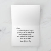 運命の人へのラブレター, 母の日 カード (内部)