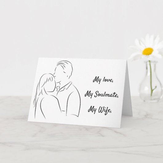 運命の人へのラブレター 誕生日プレゼント カード (小さな植物)