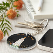 運命の女神のロウソクの行列 キーホルダー (正面右)