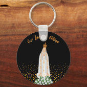 運命の女神のロウソクの行列 キーホルダー (正面)