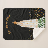 運命の女神のロウソクの行列 シェルパブランケット (正面(横))