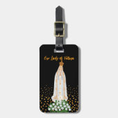 運命の女神のロウソクの行列 ラゲッジタグ (正面縦)