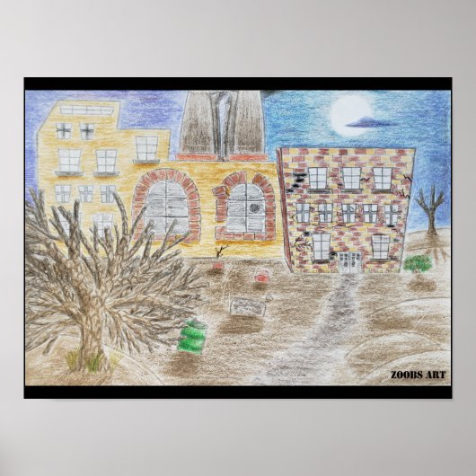 運命の定められた機械の壊れた工場 ポスター (正面)