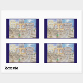 運命の定められた機械の壊れた工場 長方形シール (シート)