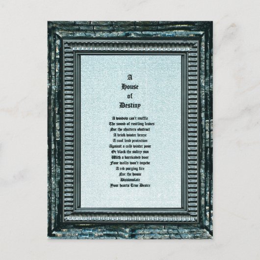 運命の家 ポストカード (正面)